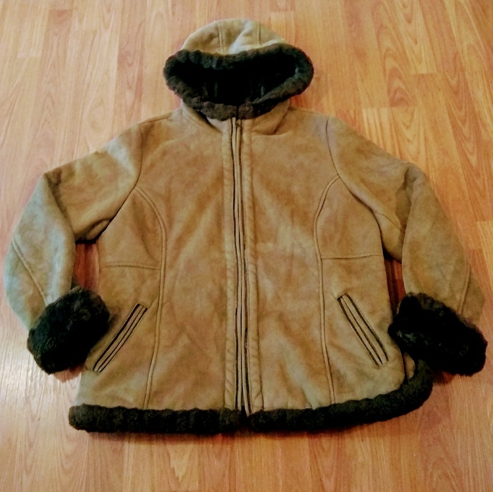 Chic Gorgeous Craft& Barrow Tan/Brown Jacket Coat